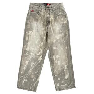 Y2K South Pole baggy jeans gray bleached 2000s vintage